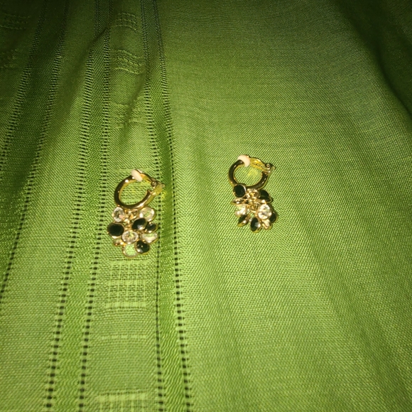 Ross Simons 14K 3 Strand Blk Onyx Bead Prl Necklace w/Large FWP w Earrings - Picture 6 of 8